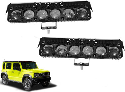 AUTO PEARL 6Projector lens LED Dual Color White and Yellow High Beam Foglight M097 Fog Lamp Car LED for Maruti Suzuki (12 V, 35 W)(Jimny, Pack of 2)