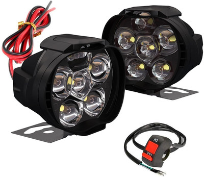 ALLEXTREME LED Fog Lamp Unit for Royal Enfield, Universal For Car Grand Dicor, Xylo, Marshal, Scorpio
