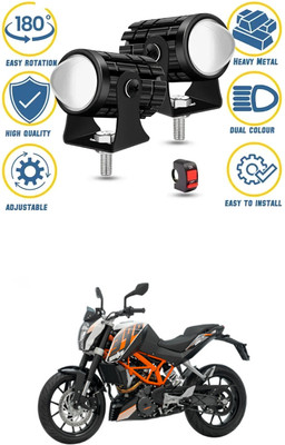 GONAMA Front, Rear LED Indicator Light for Mahindra Rodeo RZ(White, Yellow)