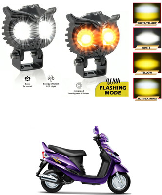 GONAMA Front, Rear LED Indicator Light for Royal Enfield Universal For Bike(White, Yellow)