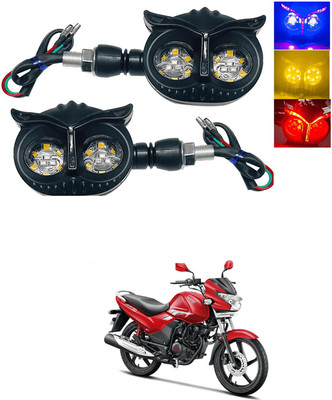 LOVMOTO Front, Rear LED Indicator Light for Hero Achiever(Multicolor)