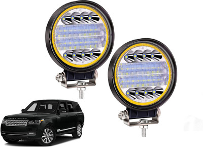 AUTO PEARL 24LED Round 3Mode Yellow/White light High Beam Led E024 Fog Lamp Car LED for Land Rover (12 V, 72 W)(Range Rover)