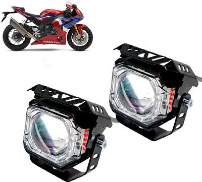 AUTO PEARL White/Yellow & Multi Flicker Red/Blue High Beam Led for CBR1000 RR Fireblade Fog Lamp Motorbike LED for Honda (12 V, 30 W)(CBR 1000RR)