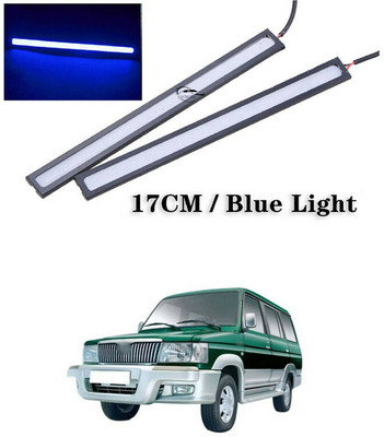 LOVMOTO COB LED Strip DRL Driving Daytime Running Light 412 Headlight Car, Motorbike LED for Toyota (12 V, 12 W)(Qualis, Pack of 1)