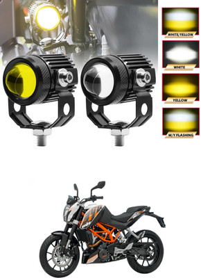 GONAMA Front, Rear LED Indicator Light for Hero Splendor NXG(White, Yellow)