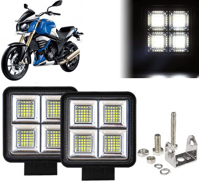 AUTO PEARL 64 LED 192W Fog Light Super Bright With Mounting Brackets for MOJO XT 300 Fog Lamp Motorbike LED for Mahindra (12 V, 192 W)(Mojo, Pack of 2)