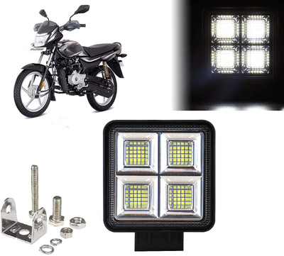 AUTO PEARL 64 LED-192W Fog Light Super Bright With Mounting Brackets for Platina 100BS6 Fog Lamp Motorbike LED for Bajaj (12 V, 192 W)(Platina 100, Pack of 1)