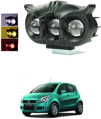 LOVMOTO Universal 30w Led Owl Fog Light Yellow/White nd Red Devil Eye with Flashing s279 Interior Light Car, Motorbike LED for Maruti Suzuki (12 V, 30 W)(Ritz, Pack of 1)