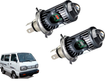 AUTO PEARL White/Yellow Dual Beam & Flicker Red/Blue H4 Led Bulb A145 Headlight Car LED for Maruti Suzuki (12 V, 35 W)(Omni)