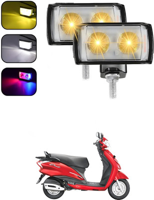 GONAMA Front, Rear LED Indicator Light for Suzuki GS(White, Yellow)