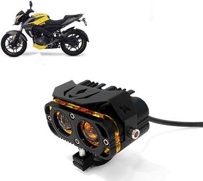 AUTO PEARL 2Lens LED Yellow/White/Red High Beam Led with Flashing for Pulsar NS200BS6 Fog Lamp Motorbike LED for Bajaj (12 V, 30 W)(Pulsar 200NS, Pack of 1)