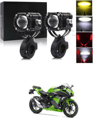 LOVMOTO Bike Led Light High Power Motorcycle Fog Lamps Mini Driving Lights 2997 Fog Lamp Car, Motorbike LED for Kawasaki (12 V, 40 W)(Universal For Bike, Pack of 2)