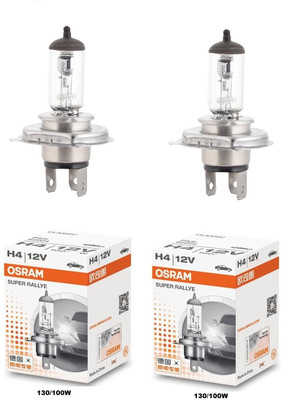 OSRAM CLASSIC 12V H4 130/100W HALOGEN 62204 EXTERIOR HEADLIGHT BULB Headlight Car, Van Halogen (12 V, 130 W)(Universal For Car, Pack of 2)