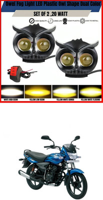 LOVMOTO Front, Rear LED Indicator Light for Yamaha Fascino(White, Yellow)