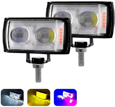 AP LED LAMP Super Bright 6 Mode Dual Lens Fog Light,Lamp Projector Lens Spotlight(12V, 60W) Fog Lamp Car, Motorbike LED (12 V, 80 W)(Universal For Car, Universal For Bike, Pack of 2) AP LED LAMP Super Bright 6 Mode Dual Lens Fog Light,Lamp Projector Lens Spotlight(12V, 60W) Fog Lamp Car, Motorbike LED (12 V, 80 W)(Universal For Car, Universal For Bike, Pack of 2)