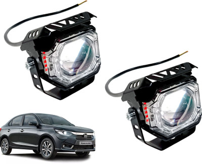 AUTO PEARL Yellow/White & Multi Flicker Red/Blue High Beam Led for Amaze 2021 onwards Fog Lamp Car LED for Honda (12 V, 30 W)(Amaze)