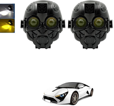 LOVMOTO Universal Bubble-b Tran-sfor-mers Fog Light Mini Lens Headlight Mini Drive s94 Brake Light Car, Motorbike LED for Fiat (12 V, 40 W)(Linea, Pack of 2)