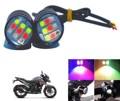 Autoinnovation Waterproof Original 12V LED Strobe Flash Warning Brake Lights-L1_87 Indicator Light Motorbike LED for Honda (12 V, 18 W)(Universal For Bike, Pack of 2)