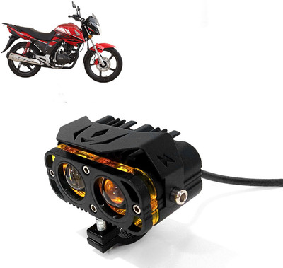 AUTO PEARL 2Lens LED Yellow/White/Red High Beam Led with Flashing for CBF150 Fog Lamp Motorbike LED for Honda (12 V, 30 W)(CBF150)