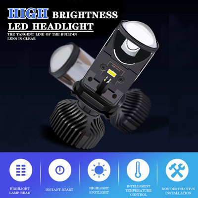 GONAMA Front, Rear LED Indicator Light for Hero Maestro(White)