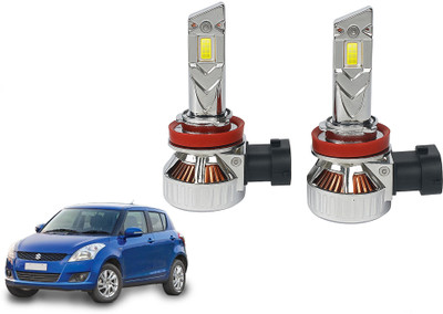 AUTO PEARL 2-Side H8 LED Bulb for Car 120W-12V 12000LM 6000K wide Ultra White light_T80 Headlight Car LED for Maruti Suzuki (12 V, 120 W)(Swift, Pack of 2)
