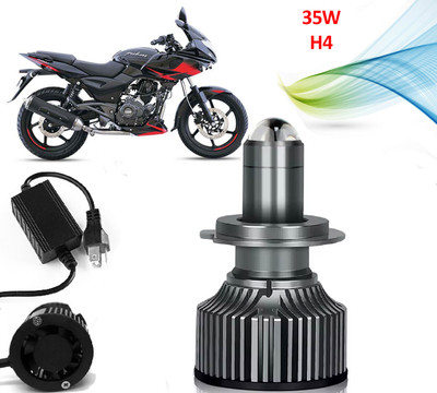 AUTO PEARL Ultra Bright H4 Headlights 35W Led Bulbs with Hi/Low Beam for Motorcycle A68 Headlight Motorbike LED for Bajaj (12 V, 35 W)(Pulsar 220F, Pack of 1)