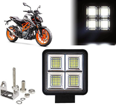 AUTO PEARL 64 LED-192W Fog Light Super Bright With Mounting Brackets for 390 DukeBS6 Fog Lamp Motorbike LED for KTM (12 V, 192 W)(Duke 390, Pack of 1)