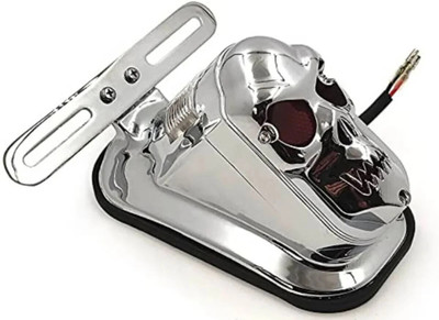 TA Skull tail light brake light Tail Light Motorbike Halogen (12 V, 40 W)(Universal For Bike, Bullet 500, Bullet 350, Thunderbird 350, Thunderbird 500, Pack of 1)