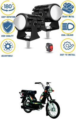 GONAMA Front, Rear LED Indicator Light for Hero Achiever(White, Yellow)