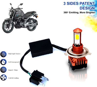 AUTO PEARL High Brightness CYT Bulb H4 LED with Cooling Fan for FZ S Fi Version 3 0BS6 Fog Lamp Motorbike LED for Yamaha (12 V, 40 W)(FZ S V3.0 FI, Pack of 1)