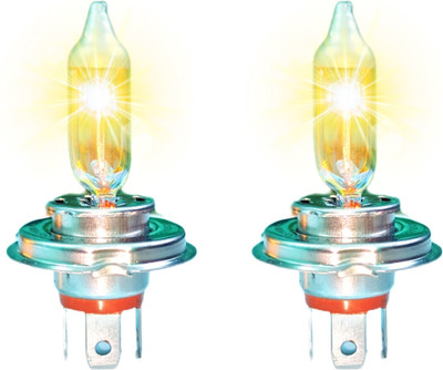 BKN Madras 12v 130/100W Auto Rally H4 Car Headlight Bulb P43T 2 Headlight Bulbs Fog Lamp Car Halogen (12 V, 100 W)(Universal For Car, Pack of 2)