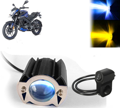 AUTO PEARL Spot Light White & Yellow color Super Bright with one Black Switch A73 Fog Lamp Motorbike LED for Bajaj (12 V, 40 W)(Pulsar 160 NS DTS-i, Pack of 1)