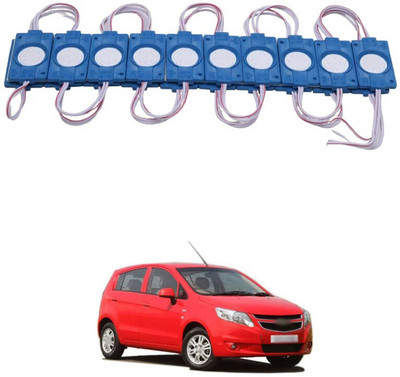 LOVMOTO DC 12 Volt 2.4 Watt Coin Shape LED Module Light Lamp Bulb Multipurpose SG81 Indicator Light Car, Motorbike LED for Chevrolet (12 V, 12 W)(UVA, Pack of 1)