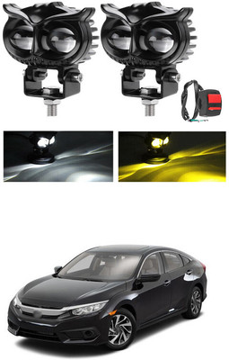 PRTEK LED Fog Lamp Unit for Universal For Car Civic