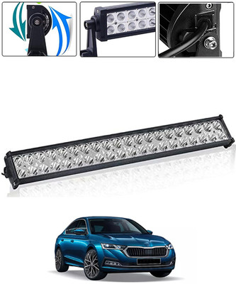 AYW Universal Fancy/Luxury Waterproof White 40 LED Bar Light For Vehicle-198 Fog Lamp Car, Truck, Van LED for Skoda (12 V, 55 W)(Octavia, Pack of 1)