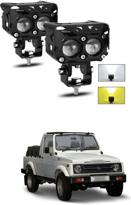 PRTEK LED BAR Work Light Spot Fog Lamp Yellow White 134 Headlight Car LED for Maruti Suzuki (12 V, 60 W)(Universal For Car, Pack of 2)