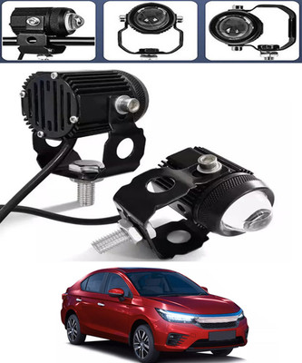 MSNP Universal LED 2pcs White Yellow Twin Mini Light For Car/Bike-58 Fog Lamp Car LED for Honda (12 V, 55 W)(Universal For Car, Pack of 1)