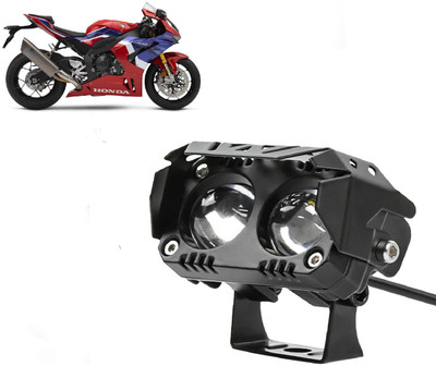 AUTO PEARL 2Projector lens LED Dual Color White and Yellow High Beam Foglight R123 Fog Lamp Motorbike LED for Honda (12 V, 15 W)(CBR 1000RR, Pack of 1)
