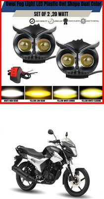 GONAMA Front, Rear LED Indicator Light for Honda CBF(White, Yellow)