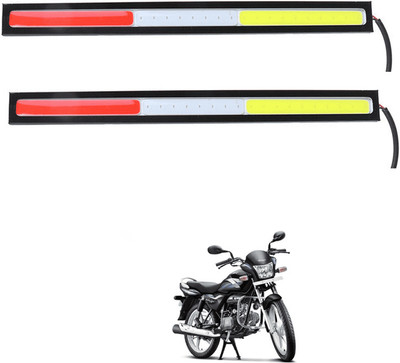 LOVMOTO Front, Rear LED Indicator Light for Hero Splendor Pro(Multicolor)