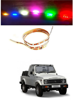 LOVMOTO Universal LED Strip 30cmLamp Chips Decorative Ambient Lighting 12V sg237 Car Fancy Lights(Multicolor)