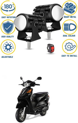 LOVMOTO Front, Rear LED Indicator Light for Bajaj Pulsar 150 DTS-i(White, Yellow)