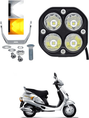 LOVMOTO Front, Rear LED Indicator Light for Mahindra Duro DZ(White, Amber)