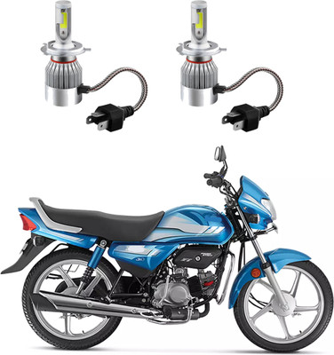 MOTORMANIA C6 H4 Car Led Headlight Bulb 36W LED Conversion Bulb For HF Delux Self i3s Blue Headlight Motorbike LED for Hero (36 V, 12 W)(Glamour, Pack of 1)