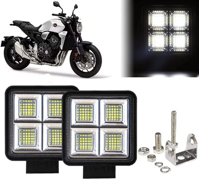 AUTO PEARL 64 LED 192W Fog Light Super Bright With Mounting Brackets for CB1000 R Fog Lamp Motorbike LED for Honda (12 V, 192 W)(CB 1000R, Pack of 1)