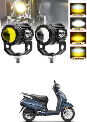GONAMA Front, Rear LED Indicator Light for TVS Max 4R(White, Yellow)