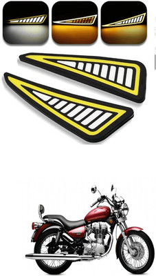 LOVMOTO Front, Rear LED Indicator Light for Royal Enfield Electra Twin Spark(Multicolor)