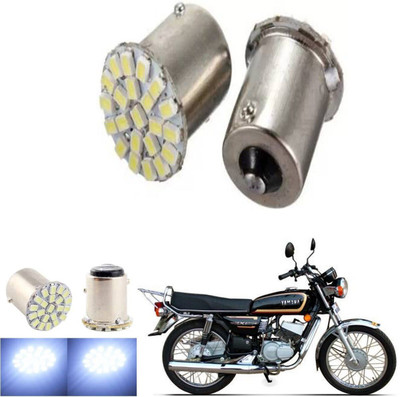 REPLEY Indi-whitebulb-2pcs-166 Indicator Light Motorbike LED for Yamaha (12 V, 0.8 W)(RX 135, Pack of 2)