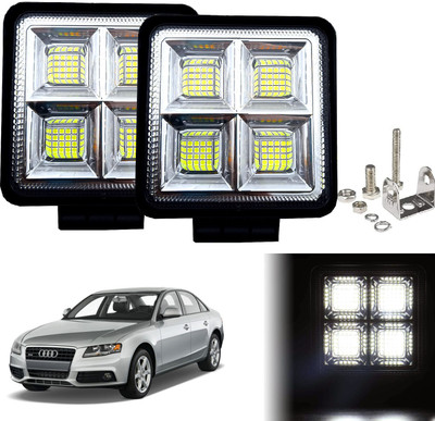AUTO PEARL 192Ws-64 LED Fog Light Super Bright With Mounting Brackets for A4 Fog Lamp Car, Van, Truck LED for Audi (12 V, 192 W)(A4, Pack of 2)