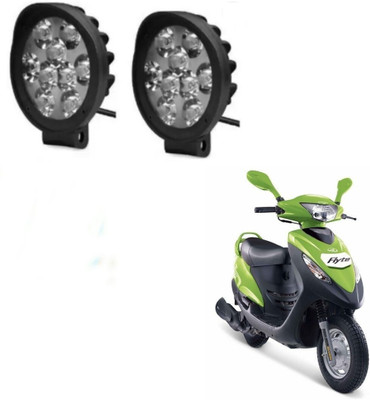 FURIOUS3D 9 Led fog lights for Cars and Motorbike Mahindra Flyte Fog Lamp Motorbike LED for Mahindra (12 V, 27 W)(Flyte)